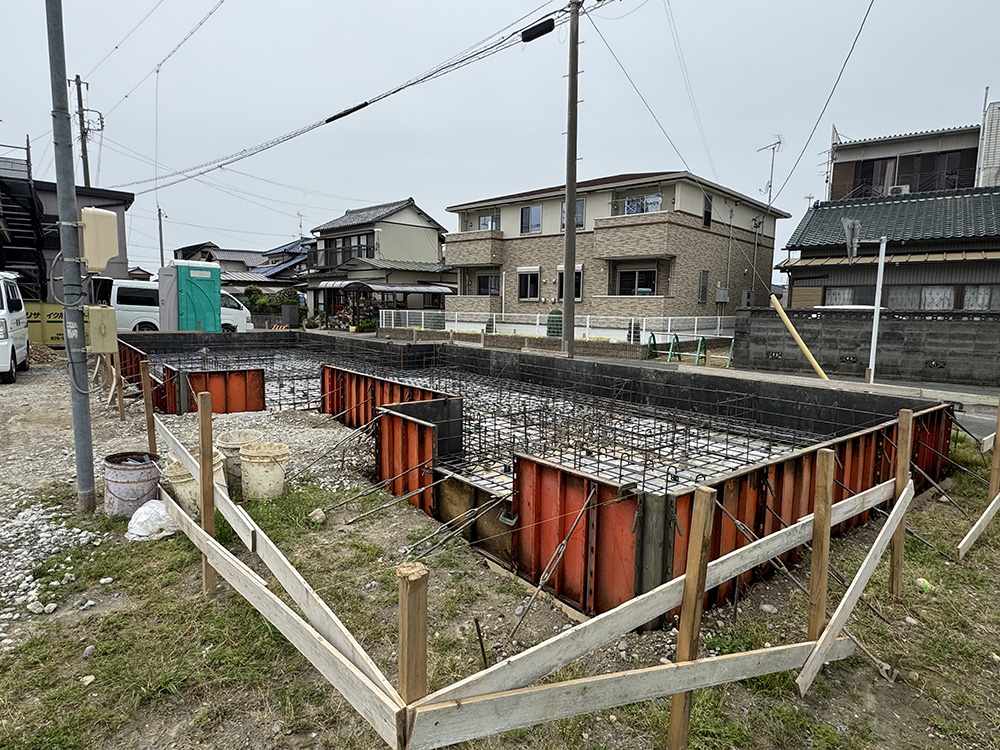 磐田市川袋T様邸 配筋検査!