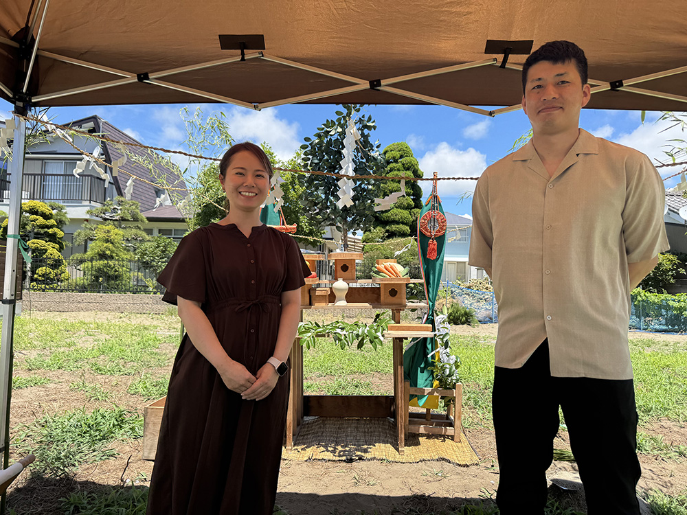 浜松市中央区小沢渡町Z様邸 地鎮祭!!